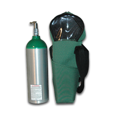 Oxygen+Case+for+Jumbo+D+Tank+Green