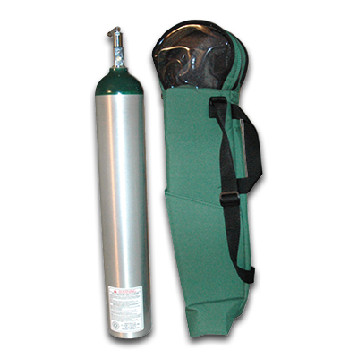Image of Oxygen Case for E Tank Green