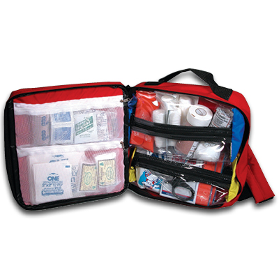 Image of Back Pack First Aid Kit Red