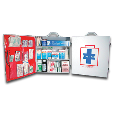 Image of Metal-100 Person First Aid Kit