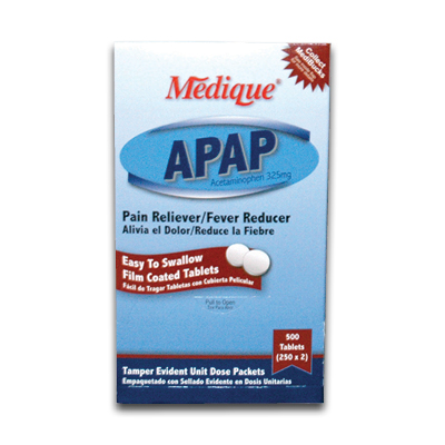 Image of Medique APAP (2/pk) (250/bx)