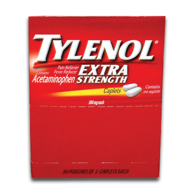 Image of Tylenol (2/pk) (50/box)