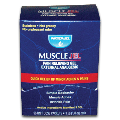Image of Water Jel Muscle Jel Packets 1/8 oz. (96/bx) - Clearance