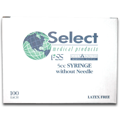 Image of Syringe 5cc (no needle) (100/bx)