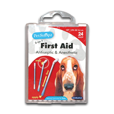 Image of First-Aid Swabs 2-in-1 for Pets .12 oz. (24/box)