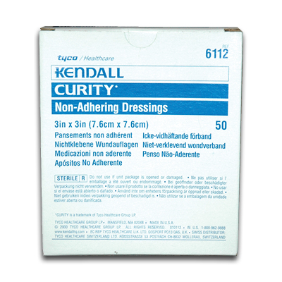 Image of Kendall Curity Non-Adhering Dressings (bx/50)