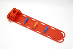 Image of Trauma Board w/Pins, 3 Straps and Head Immobilizer - Orange (1/set)
