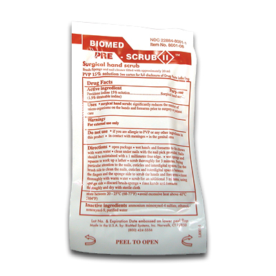 Image of Scrub Sponges with Antiseptic