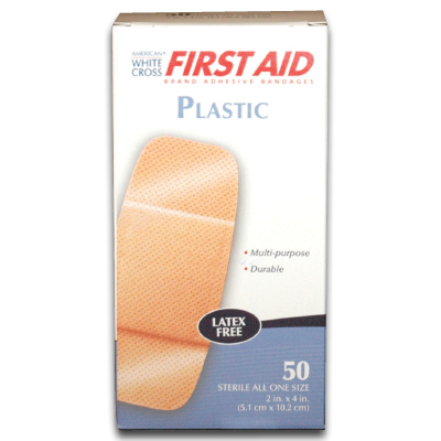 Image of Plastic Bandage 2" x 4" (50/bx)