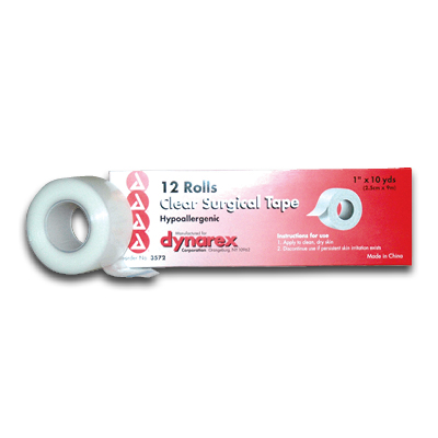 Image of Clear Surgical Tape 1" x 10 yds (12/bx)