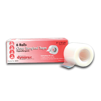 Image of Clear Surgical Tape 2" x 10 yds (6/bx)