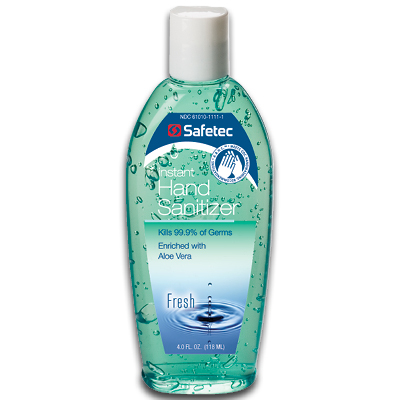 Image of Safetec ABHC Instant Hand Sanitizer Fresh Scent 4 oz.