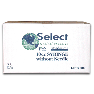 Image of Syringe 30cc (no needle) (25/bx)