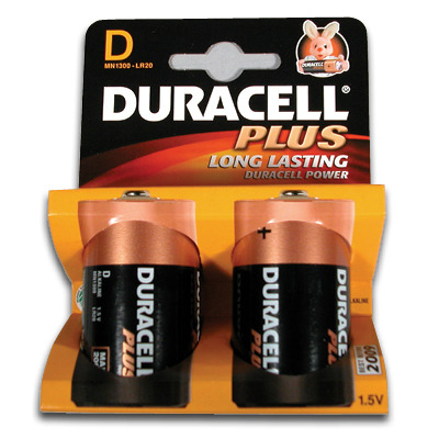 Image of Duracell Batteries D (2/pk)