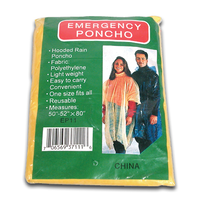 Image of Emergency Poncho Adult