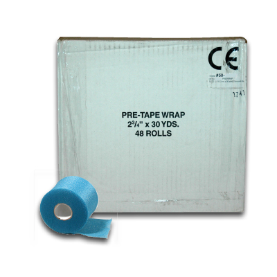 Image of Case of Pre Wrap 2.75" x 30 yds. - Blue (48/cs)
