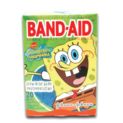 Image of J & J Band-Aids Spongebob (20/box)