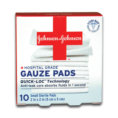 Image of J & J Gauze Pads 2" x 2" (10/bx)