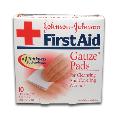 Image of J & J Gauze Pads 4" x 4" (10/bx)