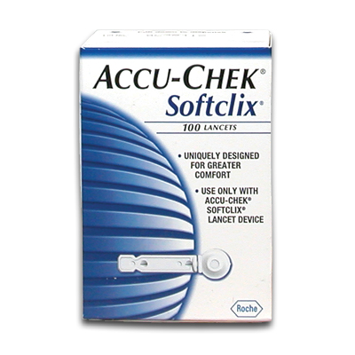 Image of Accu-Chek Softclix Lancets (100/bx)
