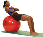 Image of Inflatable PT Ball - Blue 12"