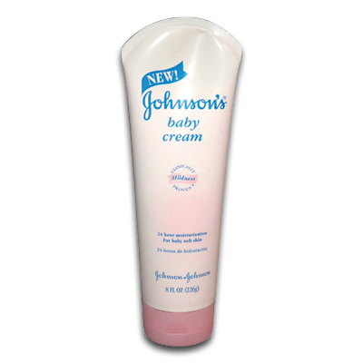 Image of Johnson and Johnson Baby Cream 8 oz.