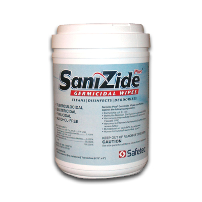 Image of Sanizide Plus Germicidal Wipes (160/ct)