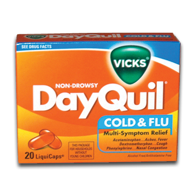 Image of Vick's Dayquil Cold & Flu LiquiCaps (20/box)