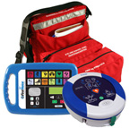 Image of First Voice Basic Rollout Set with AED (case w/supplies)