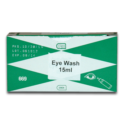 Image of Eyewash 1/2 oz Unitized (2/bx)