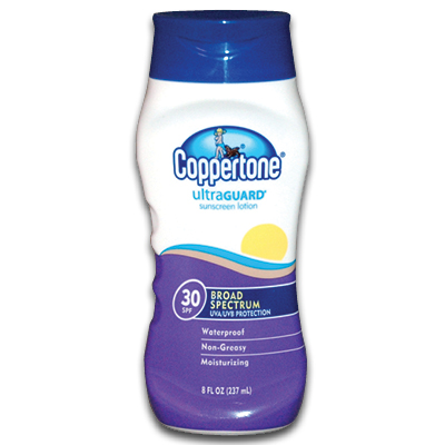 Image of Coppertone Ultraguard Sunscreen Lotion 30 SPF 8 oz