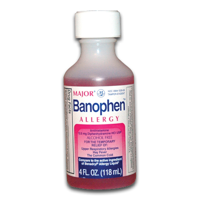 Image of Major Banophen Allergy 4 oz