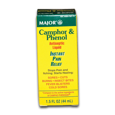 Image of Major Camphor & Phenol Antiseptic Liquid 1.5 oz.