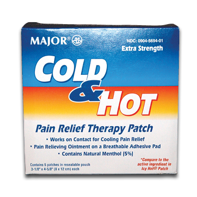Image of Major Cold & Hot Pain Relief Therapy Patch (5/bx)