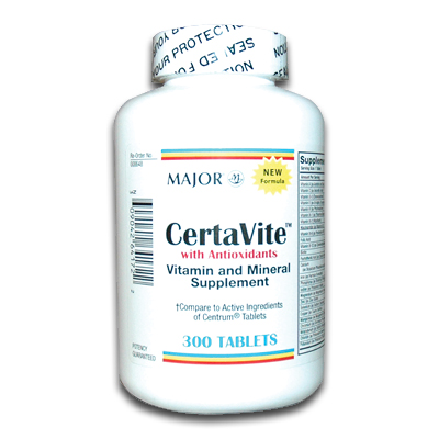 Antioxidant Supplements on Image Of Major Certavite With Antioxidants Tablets  300 Btl