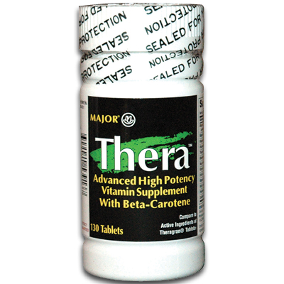 Image of Major Thera Advanced High Potency Vitamin Supplement w/Beta-Carotene (130/btl)