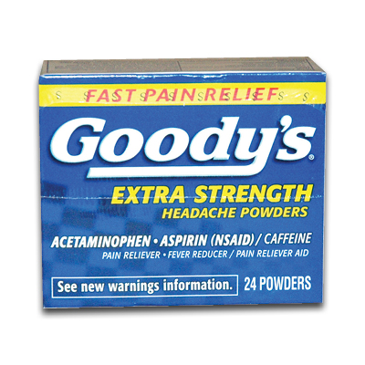 Image of Goody's Extra Strength Headache Powders Acetaminophen, Aspirin (24/bx)
