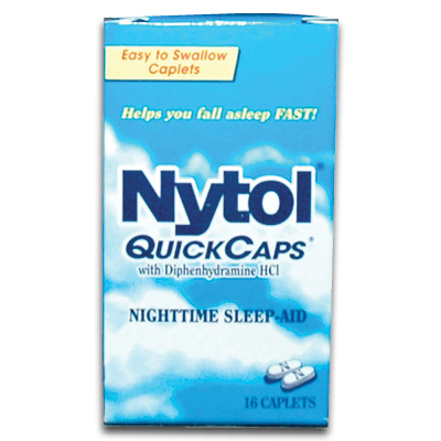 Image of Nytol QuickCaps with Diphenhydramine HCI Caplets (16/bx)