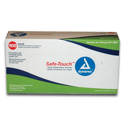 Image of Vinyl Gloves, Powdered, Small - Dynarex (100/box)