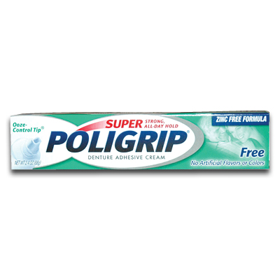 Image of Poligrip Super Strong Zinc Free 2.4 oz