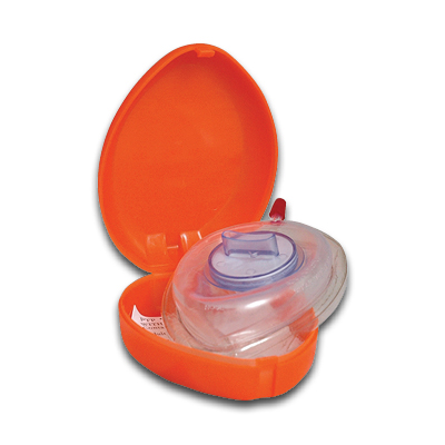 Image of CPR Rescue Breather with Orange Hard Case