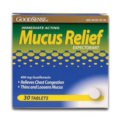 GoodSense+Mucus+Relief+Expectorant+400+mg+Tablets+%2830%2Fbx%29