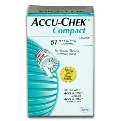 Image of Accu-Check Compact Test Strips (51/bx)