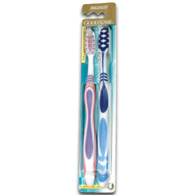 Buy personal care hmo - GoodSense Softgrip Toothbrush & Tongue Cleaner Medium (2/pk)