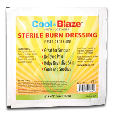 Image of Cool Blaze with Aloe Vera Sterile Burn Dressing 4