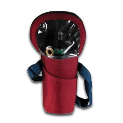 Image of Oxygen C Tank Case Maroon - Clearance