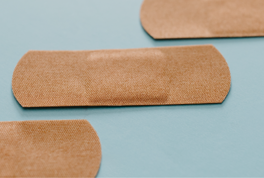 butterfly bandages vs stitches