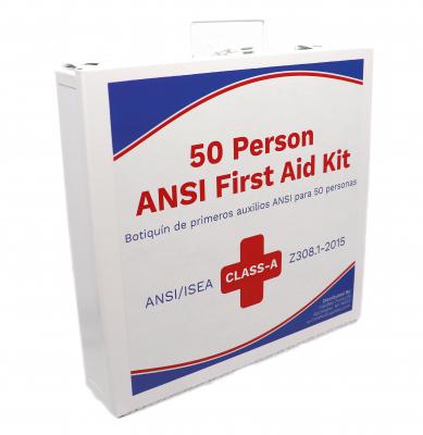 ANSI A 50 Person Metal First Aid Kit