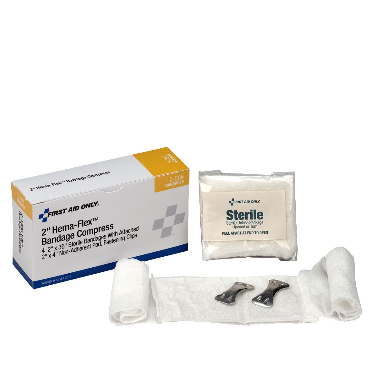 2" HemaFlex Bandage Compress (4/bx) eFirstAidSupplies