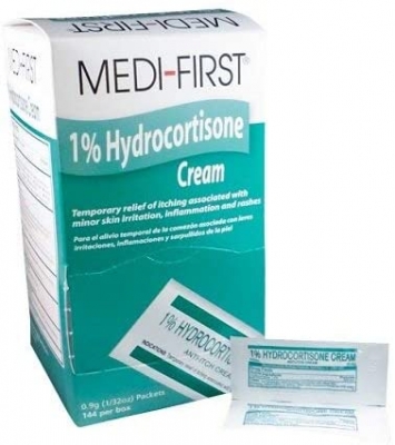 1% Hydrocortisone Anti-Itch Cream Packets (144/bx)
